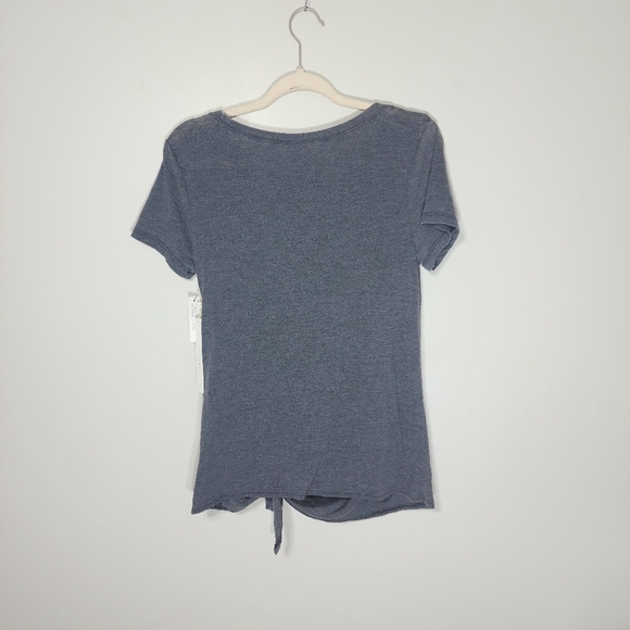 New Caslon Burnout Side Tie T-Shirt - Picture 6 of 8